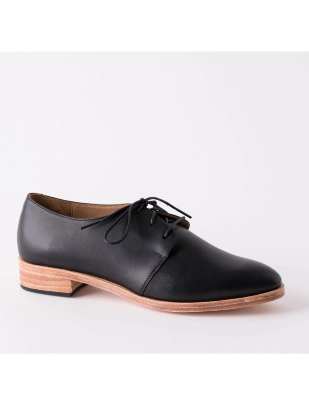 FORTRESS OF INCA Emmy Oxfords Black Leather Lace Up Leather Sole Classic 39 - Picture 11 of 11